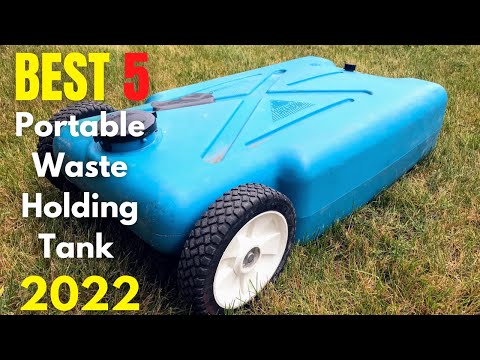 Best 5: Rhino Heavy Duty 28 Gallon Portable RV Waste Holding Tank 2022
