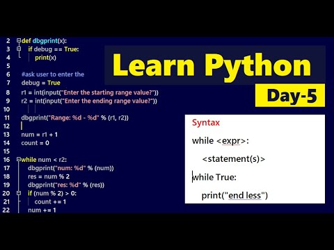 Learn Python Day05 With Practicals While Loop Statement With Examples Explained Highblix