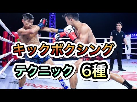キックボクシングテクニック⑥種