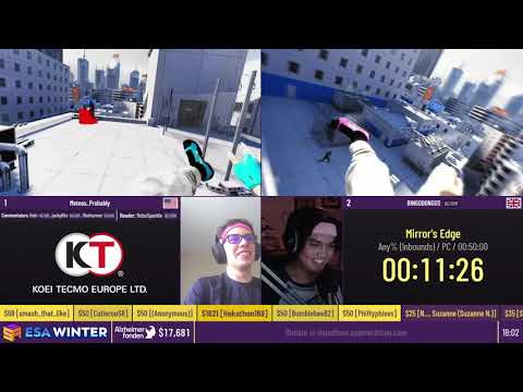 Mirror's Edge [Any% (Inbounds)] by Meteos_Probably and BINGOBONGOS - #ESAWinter21