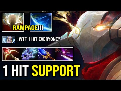 REAL Big Boss 1 Flying Stun = RIP Support!!! Crazy God's Strength Sven with Max Attack Speed DotA 2