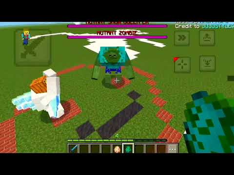 MUTANT ZOMBIE vs SNOW GOLEM EX | Minecraft Mob Battle