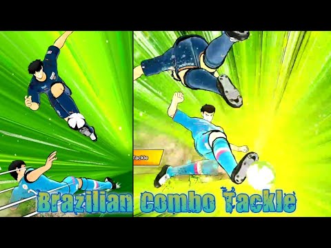 Brazilian Combo Tackle (Radunga) - Captain Tsubasa Dream Team Skill