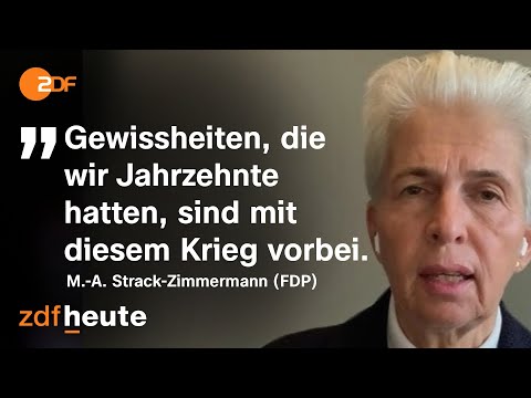 Strack-Zimmermann: Jetzt schwere Waffen aus Bundeswehr-Beständen liefern | ZDF Moma