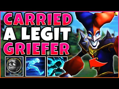 SHACO TOP CARRIES A LEGIT GRIEFER!!