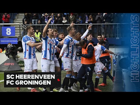 🧭 Het Noorden = 🔵⚪️❤️ | HIGHLIGHTS sc Heerenveen - FC Groningen