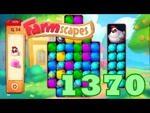 Farmscapes Level 1370 HD Gameplay Walkthrough | 3 - match game | android | ios | pc | GameGo Game