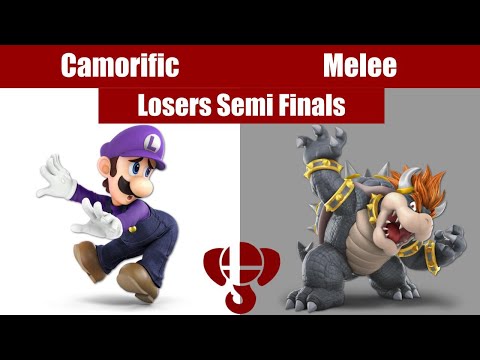 Tuscaloosa Tussle 5 LOSERS SEMI FINALS - Camorific (Luigi) Vs. Melee (Bowser)