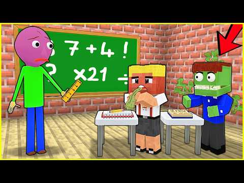 KORKUNÇ ÇÖPÇÜNÜN BEBEĞİ OLDU, OKULA BAŞLADI! 😂 - Minecraft