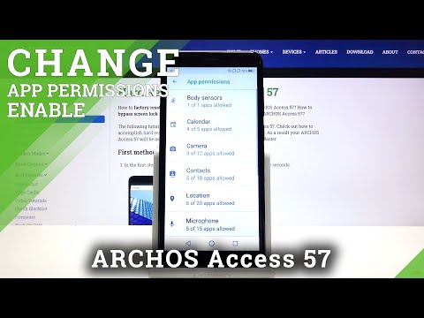 How to Edit App Permissions on Archos Access 57 – Change Application Permissions