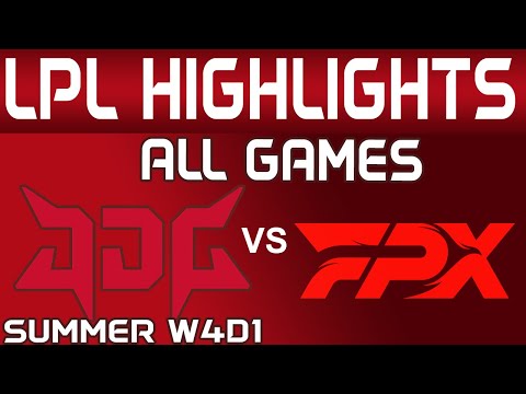 JDG vs FPX Highlights ALL GAMES LPL Summer 2024 JD Gaming vs FunPlus Phoenix by Onivia