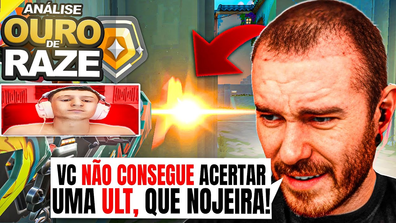 ANALISEI A RAZE COM A PIOR BAZUCA DO VALORANT (OURO 3) - f0rsaken análises