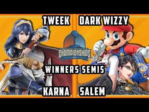DHATL18 Smash 4 - Tweek & Karna Vs. C2F | Dark Wizzy & Liquid`Salem - Wii U Doubles Winners Semis
