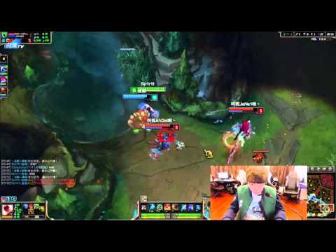 well timed Lee Sin gank by WE Spirit