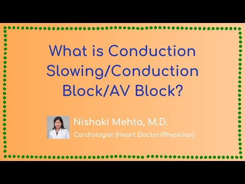 What is Conduction Slowing/Conduction Block/AV Block?