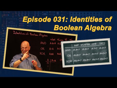 Ep 031: Identities of Boolean Algebra