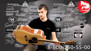 Video thumbnail for Акустическая гитара ARIA AW-20 by PopMusicRu