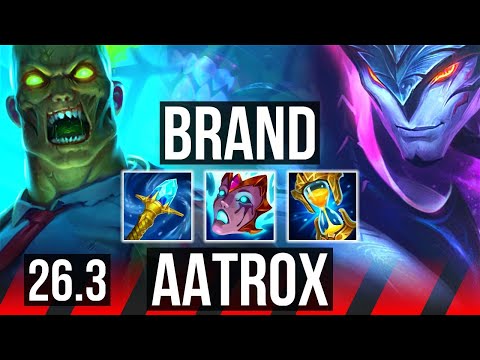 BRAND vs AATROX (TOP) | Good KDA: 14/2/6 | EUNE Master | 26.3