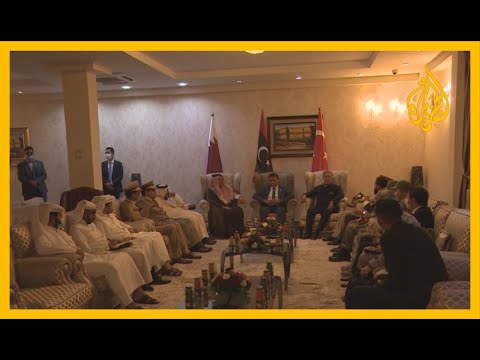🇱🇾 🇹🇷 🇶🇦 وزيرا الدفاع التركي والقطري في طرابلس لبحث مستجدات الأزمة الليبية