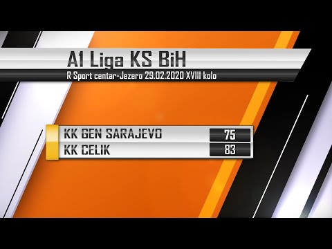 KK GEN Sarajevo  - KK Čelik Zenica- A1 Liga KSBIH XVIII Kolo