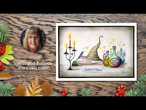 Spells and Potions with Eleana Evans - A Lavinia Stamps Tutorial