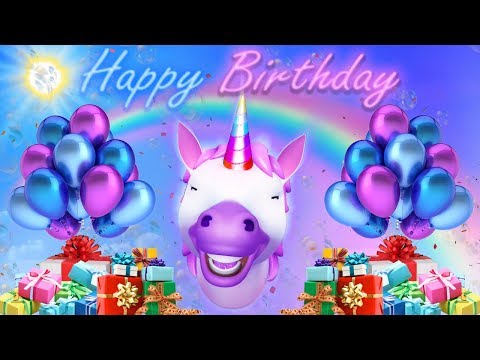 JOYEUX ANNIVERSAIRE DE LA PART D'UNE LICORNE 🦄