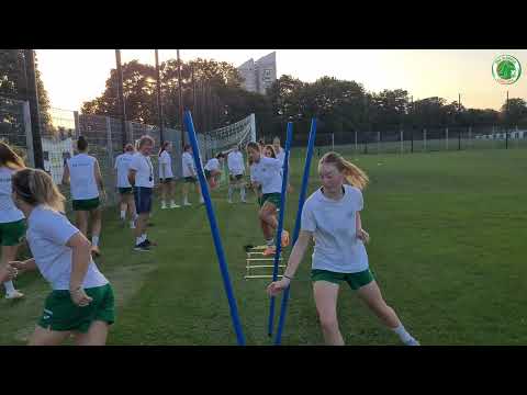 Zadnji trening pred tekmo ŽNK Olimpija - ŽNK Gažon