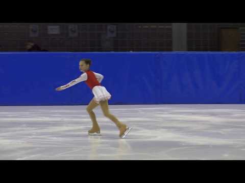 12. Santa Claus Cup 2018: Dorina Szigeti (HUN) - FS Cubs Girlsd ISU 8 Free Skating