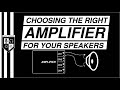 A SIMPLE Rule For Choosing An Amplifier | Ohms, Watts, & More