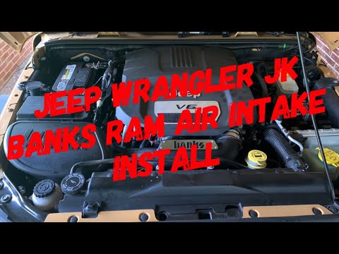 Jeep JK Banks Ram Air Intake Install