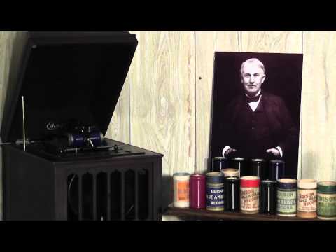 Edison blue amberol cylinder 1506 - Over The Waves Waltz by National Promenade Band