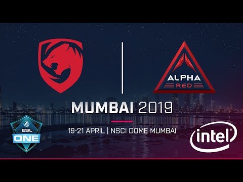 Live: TIGERS (Dendi's new team) vs ALPHA RED | ESL One Mumbai 2019 | English Stream | Caster: Pann1k