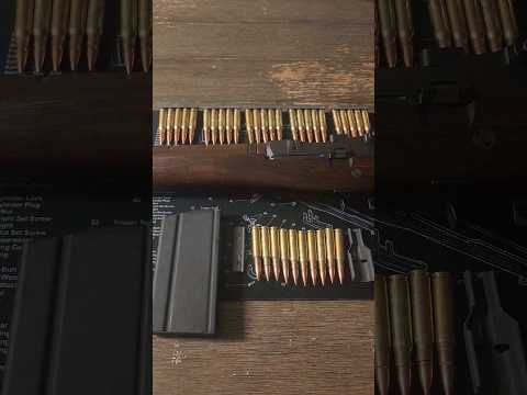 The different ways to use stripper clips with an M1A. #love #guns #america