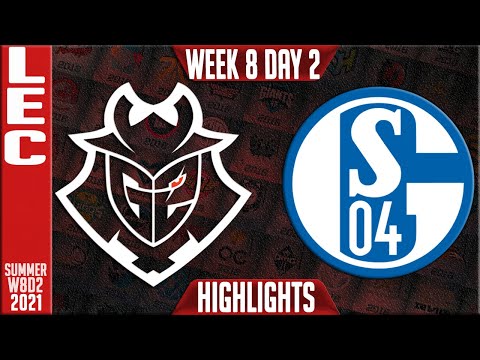 G2 vs S04 Highlights | LEC Summer 2021 W8D2 | G2 Esports vs Schalke 04