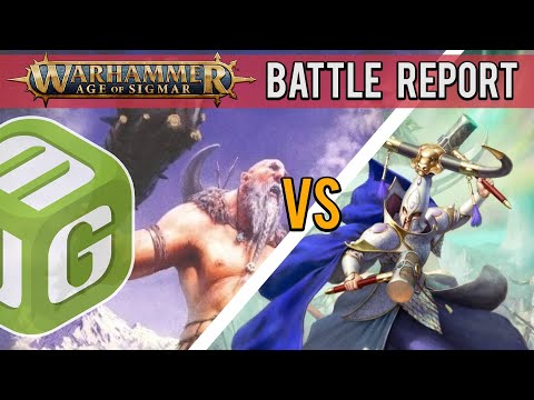 Sons of Behemat vs Lumineth Realm-Lords Warhammer Age of Sigmar Battle Report Ep 64
