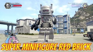 LEGO City Undercover Remastered 100% Completion Super Minifigures Red Brick Unlocked
