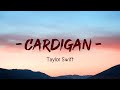 Taylor Swift - Cardigan 