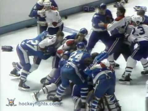 Randy Moller vs Chris Nilan