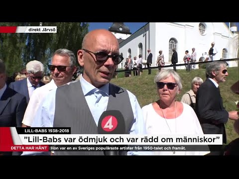 Järvsöbon om Lill-Babs: Det känns inte som man har förstått det - Nyheterna (TV4)