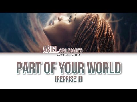 Part Of Your World (Reprise II) By Halle Bailey (From The Little Mermaid) (Colour Coded)