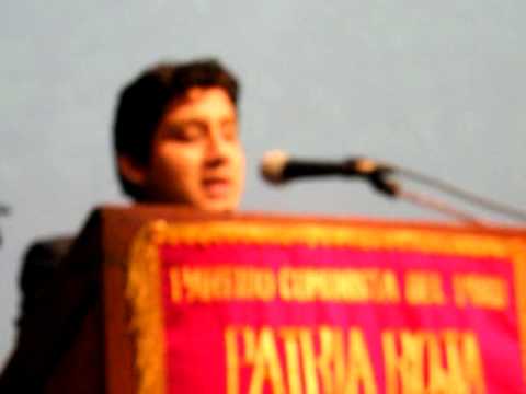 Palabras de Arturo Ayala, dirigente de la JOTACE en los 85 aniversario de Patria Roja.11-10-13