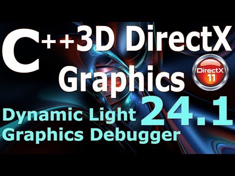 C 3D DirectX Tutorial Dynamic Lighting Graphics Debugger Part 1
