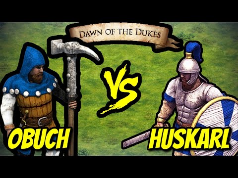 200 Elite Obuch vs 192 Elite Huskarls (Total Resources) | AoE II: Definitive Edition