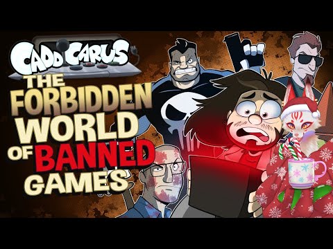 Could I go to jail for making this video? @Caddicarus the forbidden world of banned games reaction
