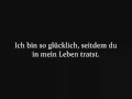 Ein 'Dankeschön' an meine beste Freundin. 