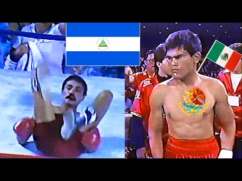 Cuando el idolo de Nicaragua fue MOLIDO A GOLPES por el guerrero azteca Jose Luis Ramirez