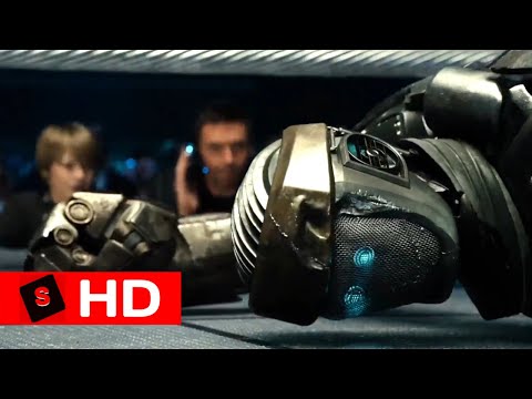 Gigantes De Acero (2011) - Zeus Vs Atom - Pelea Final (18/20) | SalvadorClips