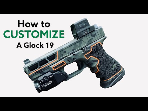 Customizing a G19 Gen 3 - Stippling and Black Multicam