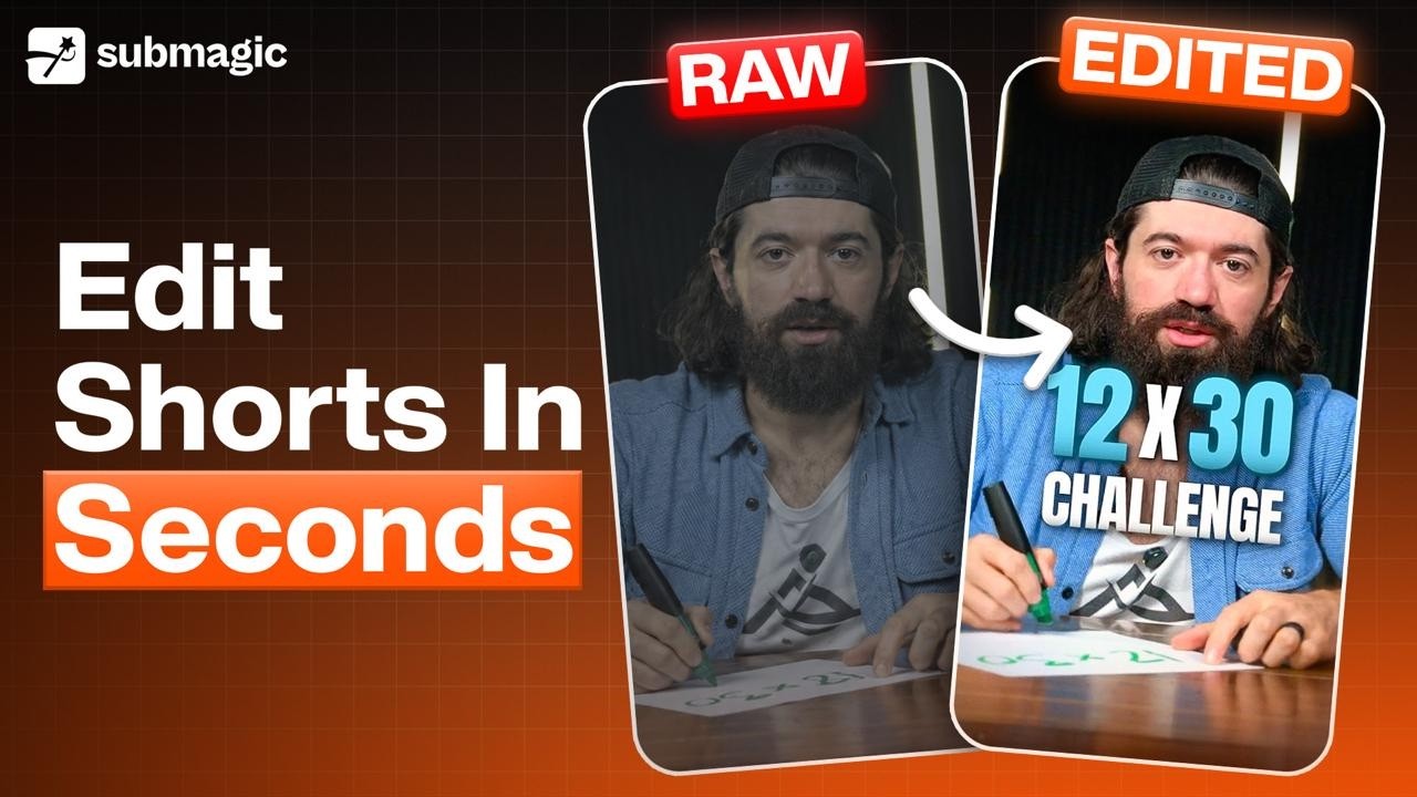 Go from Raw Footage to Fully Edited Ready to Post short videos in seconds.