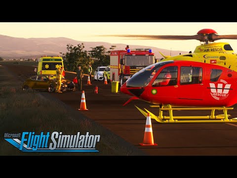 Microsoft Flight Simulator 2020 | WESTPAC HEMS | *Vehicle Accident*| Emergency Mission #NewZealand